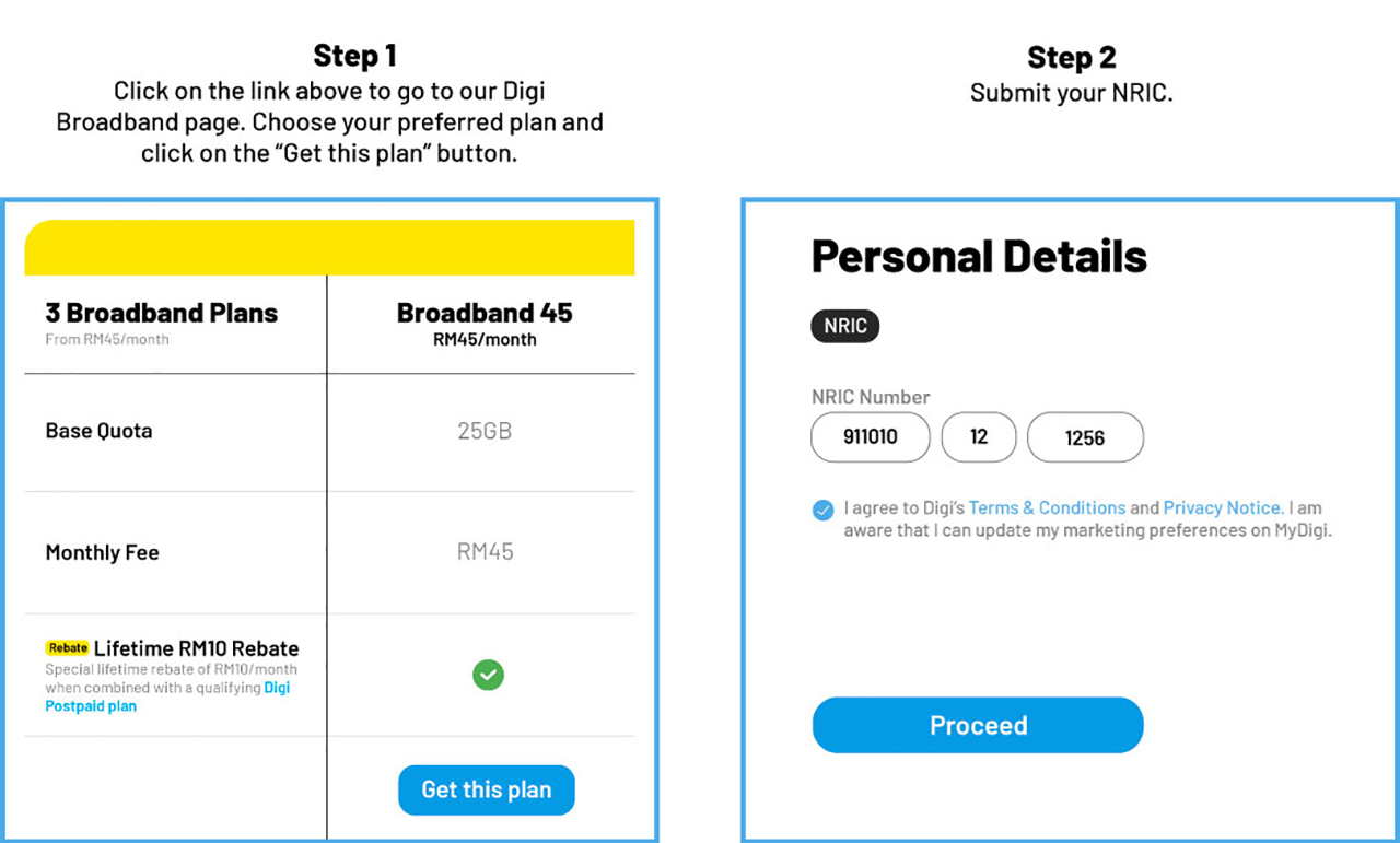 EXTRA 50GB/month with Digi Mobile Broadband Digi